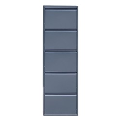 Jessan 5 li Metal Ayakkabılık Antrasit